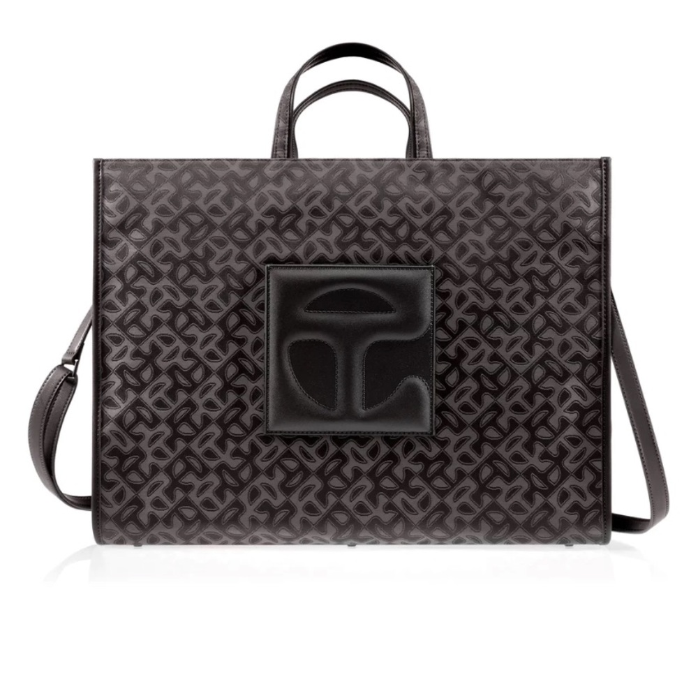 Large Telfar - Black Monogram